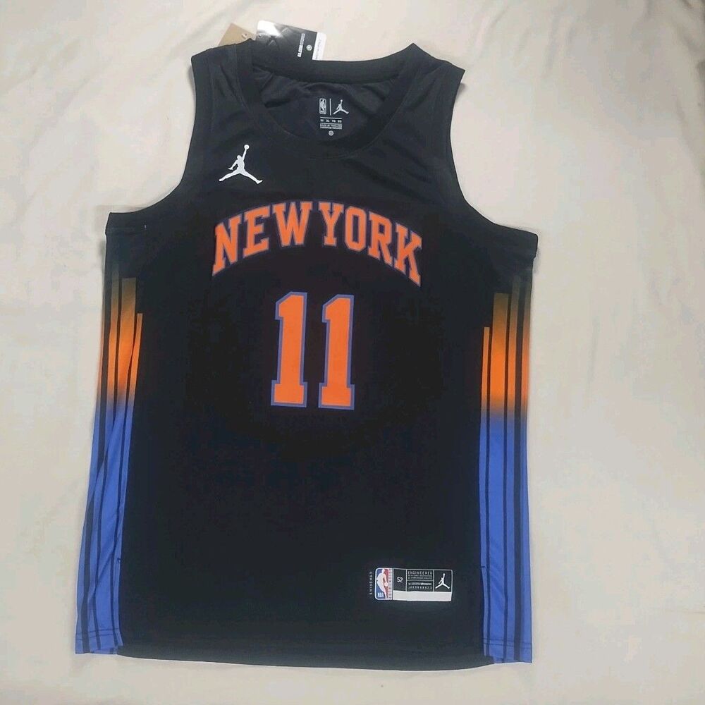 New York Knicks #11 Jalen Brunson Jersey Men's Size XL 52